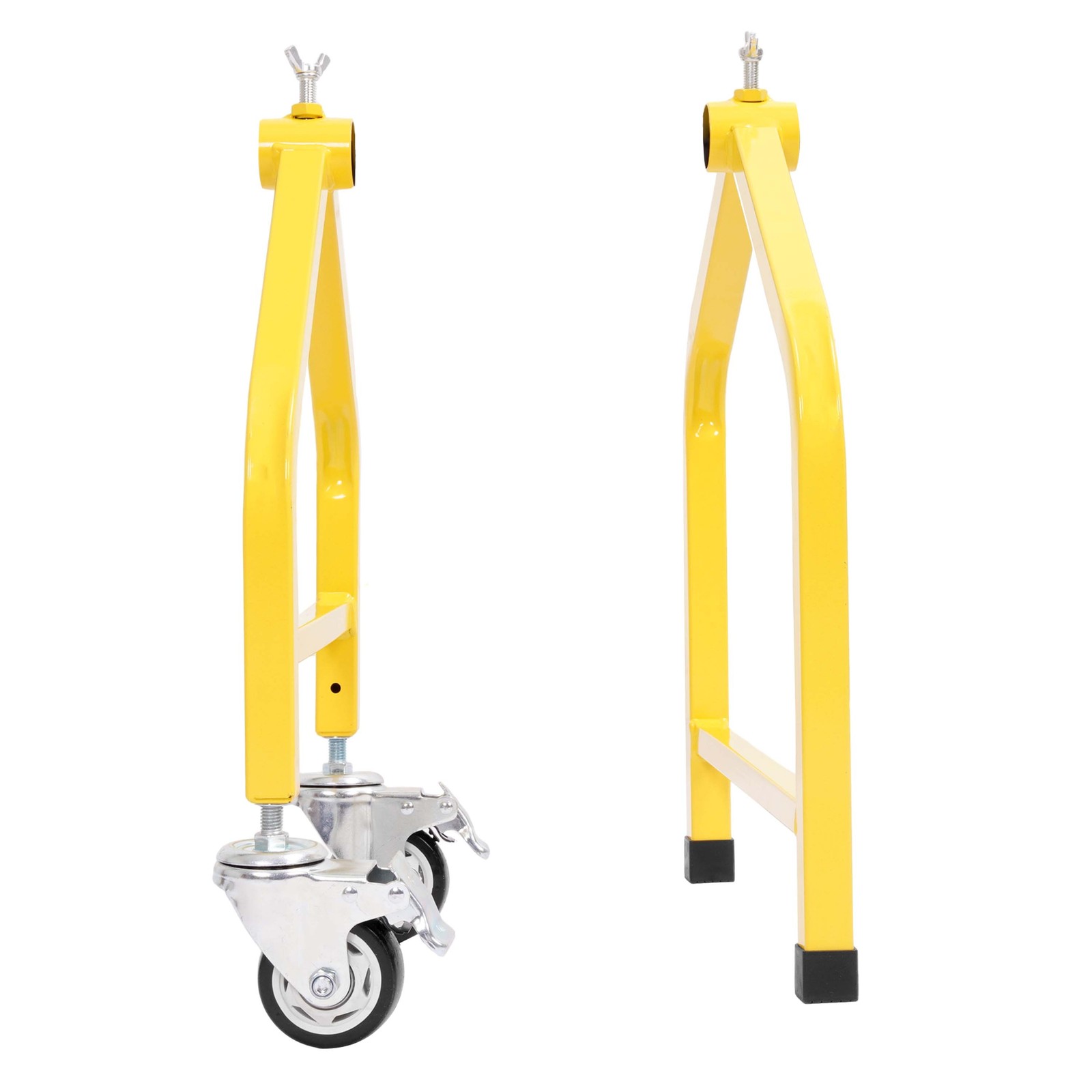 Universal Wire Spool Rack Holder on Wheel Dispenser Electrical Wire Pulling Rack