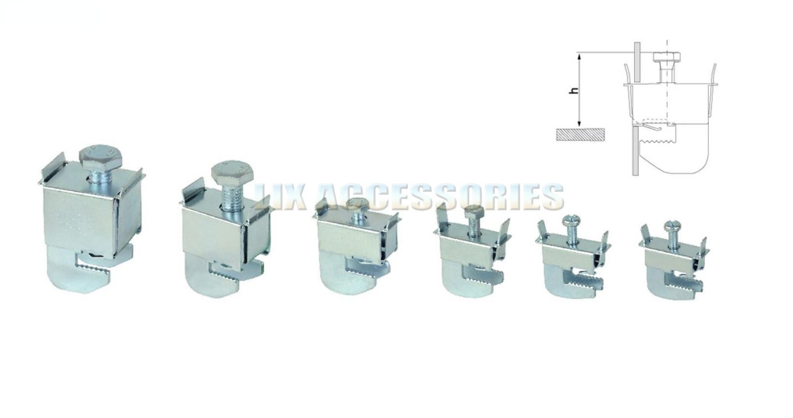 5PCS SU201 Terminal copper busbar without perforated wire connecting