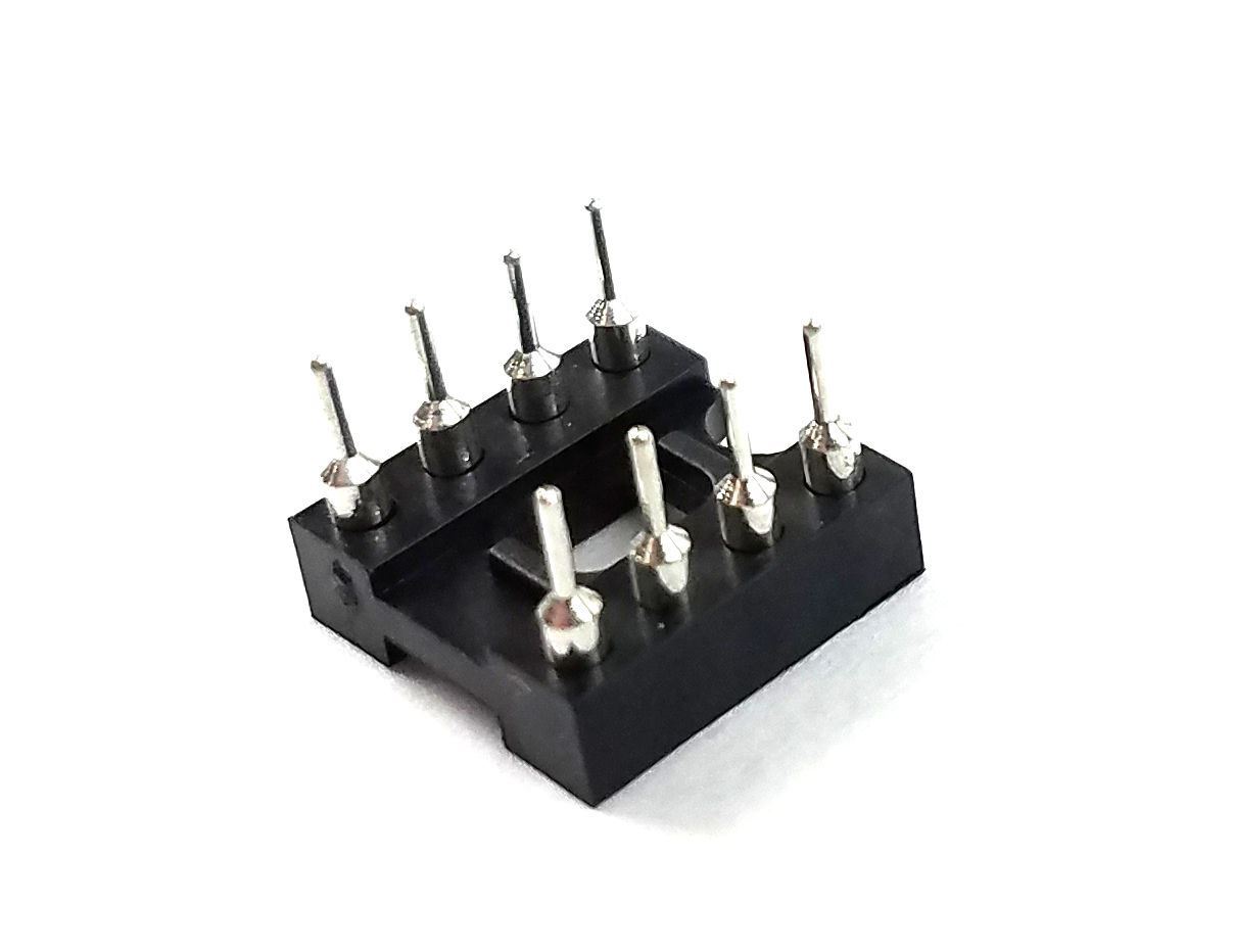 5PCS Microchip MCP6002-I/P MCP6002 + Sockets – Dual 1 MHz Op Amp DIP-8 New IC
