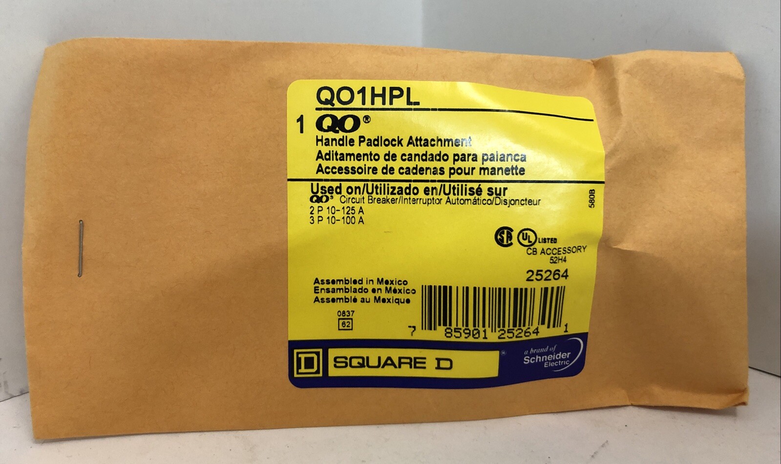Square D Handle Lock Attachment for Circuit Breakers – QO1HPL