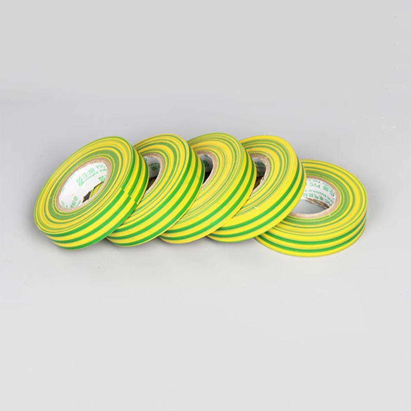 PVC Insulation Tape Adhesive Electrical Tape Flame Retardant 18m Yellow-Green