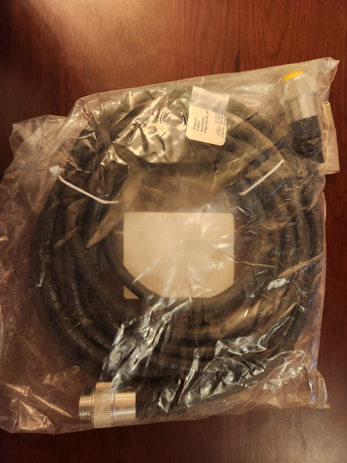 Turck Part Number P-RSV RKV 40-1188XL-5M ID # U-82154 Cordset New 4 Pin Ends