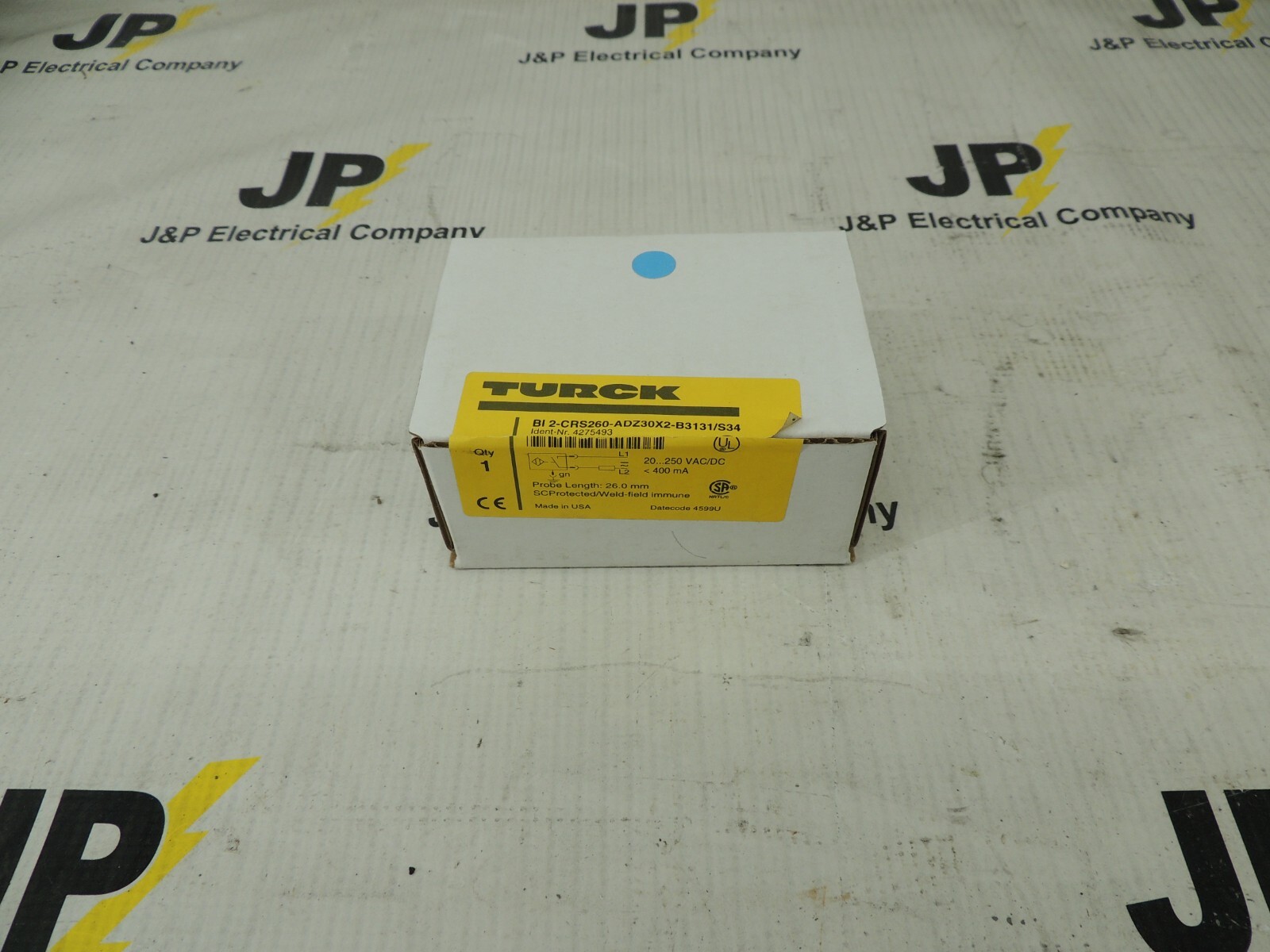 BI 2-CRS260-ADZ30X2-B3131/S34 TURCK INDUCTIVE SENSOR WITH MOUNTING SCREWS NEW