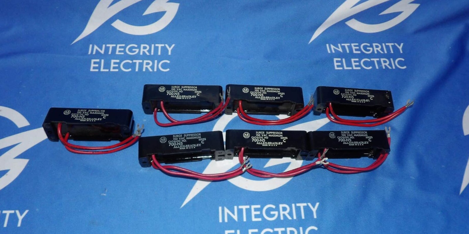 Lot of 7 NEW Allen Bradley 700-N5 Surge Suppressors + 1 Year Warranty