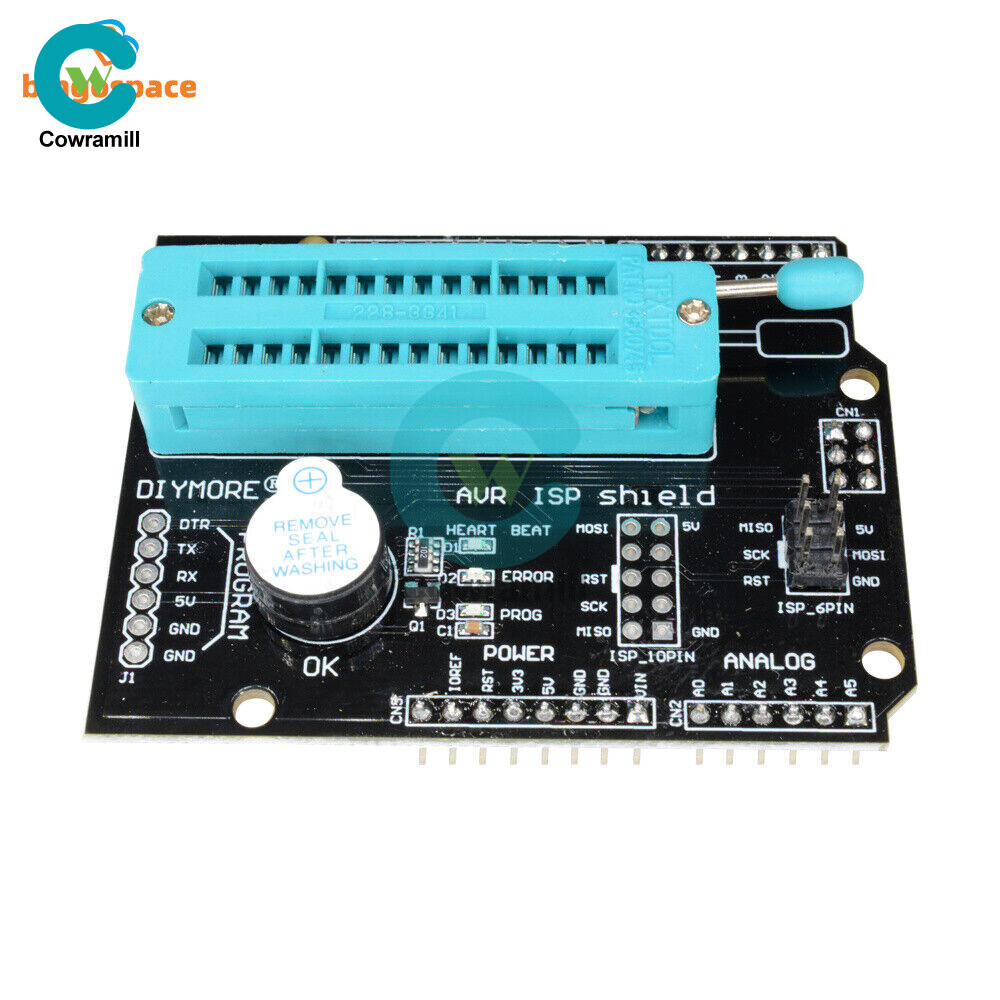 AVR ISP Shield Burning Burn Bootloader Programmer for Arduino UNO R3 US