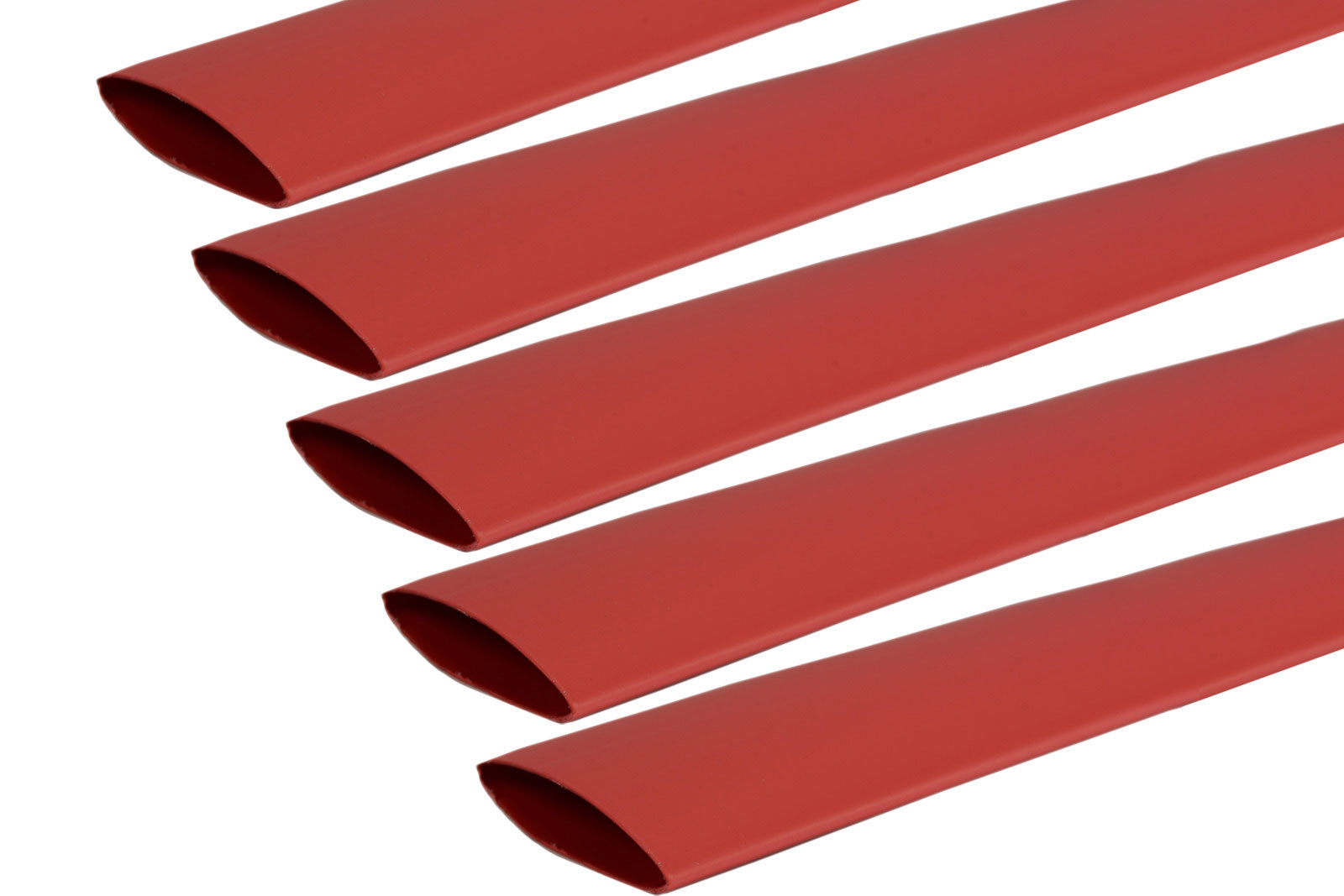 5 Lot TEMCo 1″ Marine Heat Shrink Tube 3:1 Adhesive Glue Lined 12″ long RED
