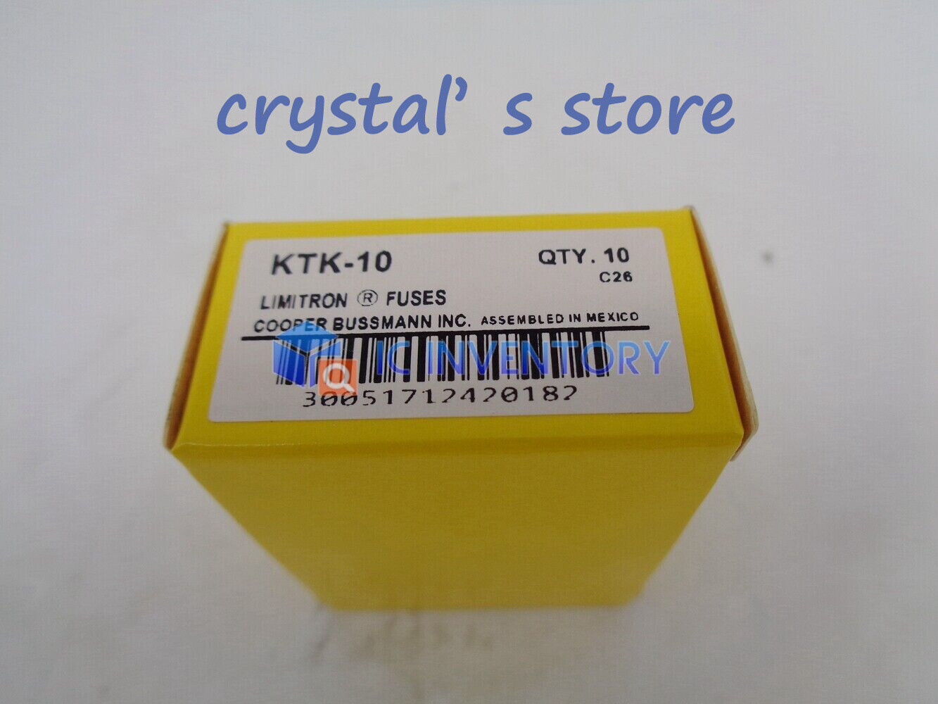 10pcs Bussmann KTK-10 10 Amp Limitron Fast Acting Supplementary Fuse 600V