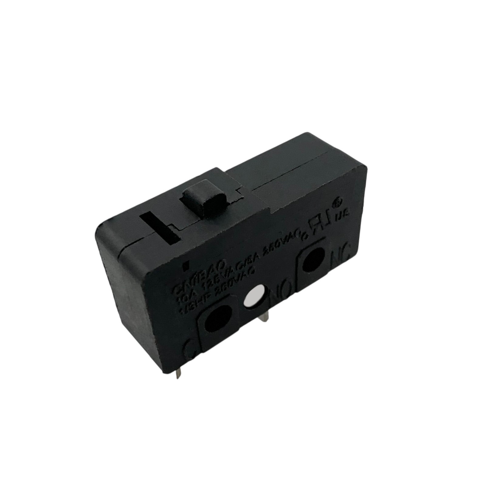 CNiBAO MAC-1210 Black Micro Switch 2-Pins Normally Open