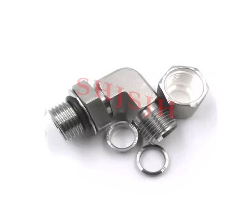 1PCS New FIT For SS-600-2-6ST card sleeve external thread elbow 3/8in-9/16-18