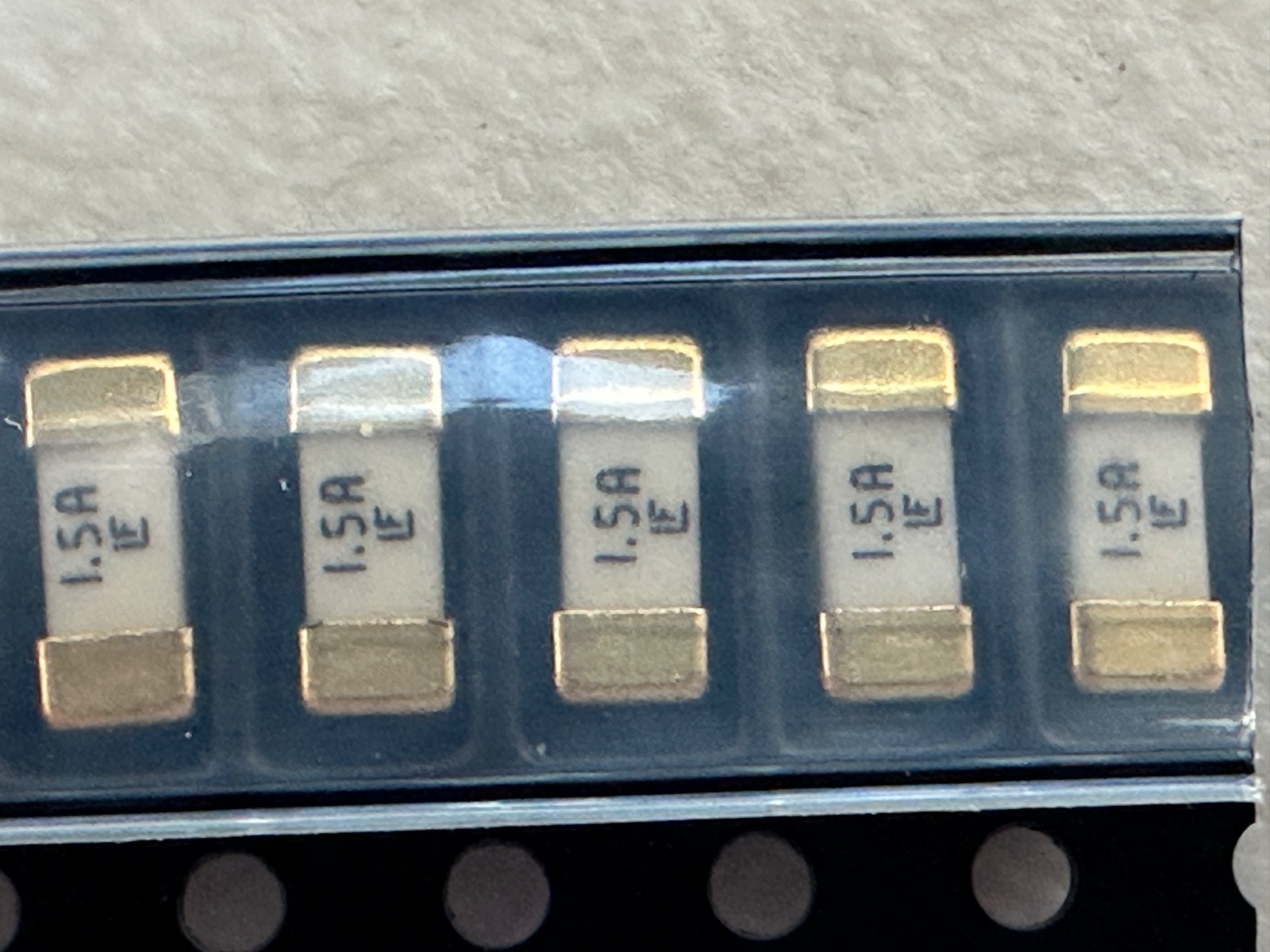 (LOT OF 9) DIGI-KEY F1644CT-ND FUSE Board MNT 1.5A 125VAC/VDC SMD Littelfuse NEW