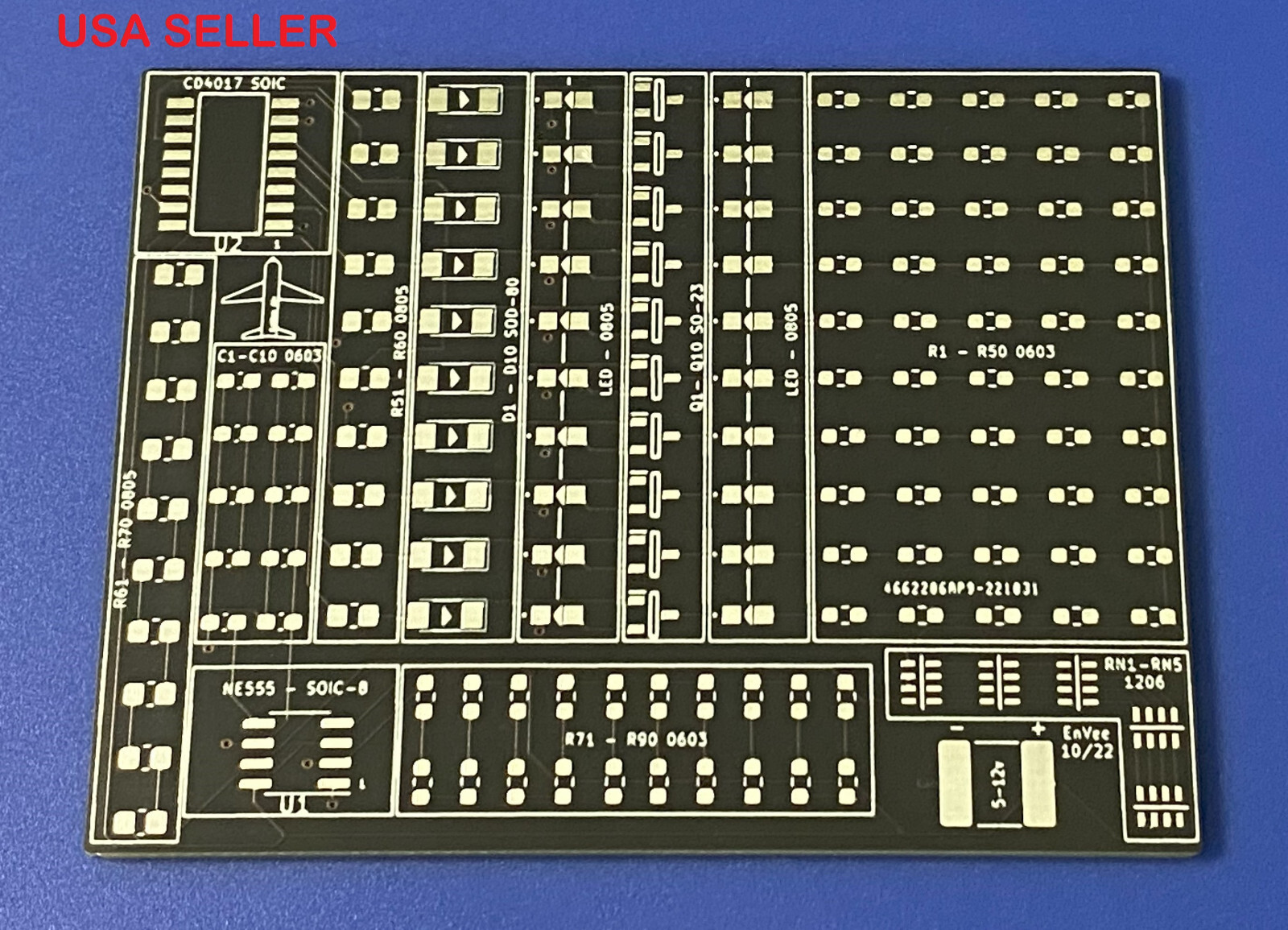 Practice Circuit Board SMD Soldering Kit – Runway Lights