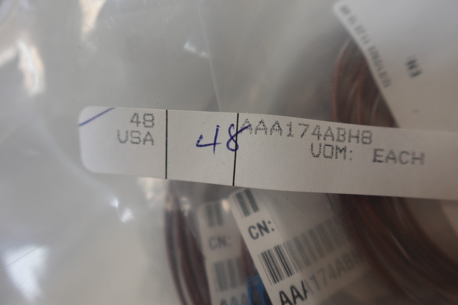 OTIS ELEVATOR – Car Call Button Cable Assembly – AAA174ABH8 – Lot of 48 NEW