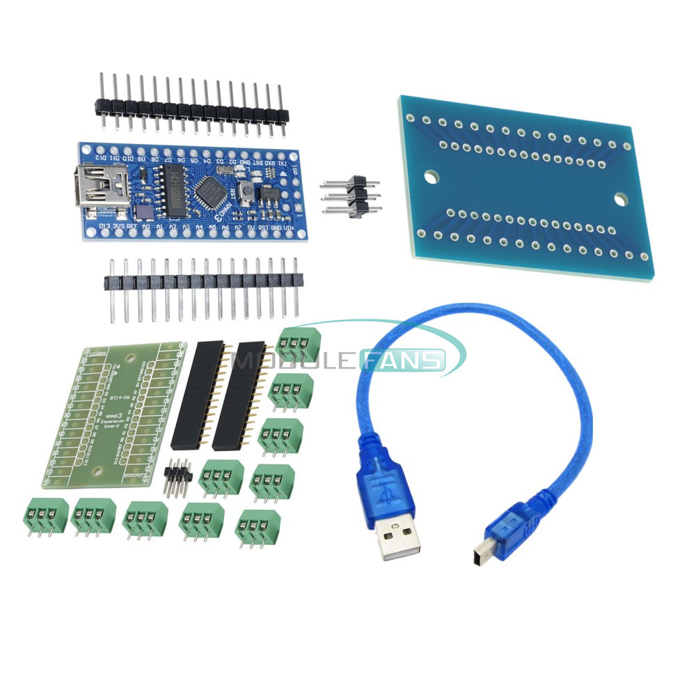 CH340G ATmega168 Nano V3.0 Mini USB Micro-controller Adapter Cable for Arduino