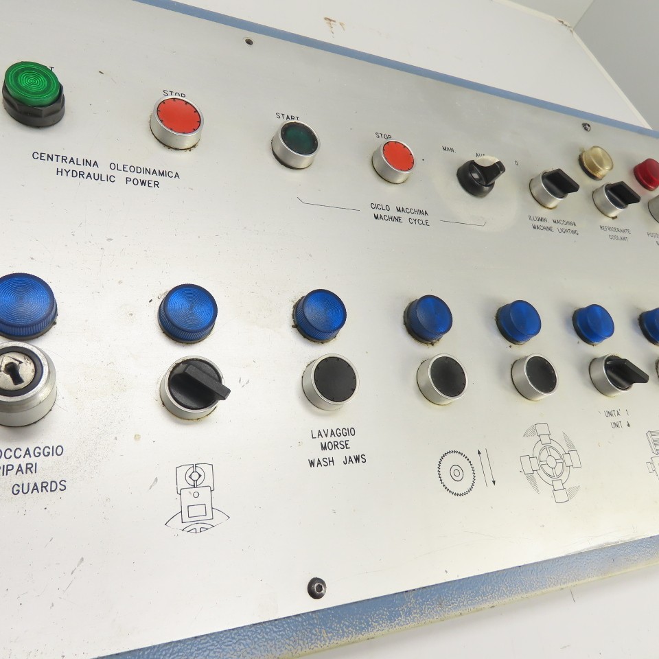 Sinico Operator Control Panel W/ E-Stop, Selector & Push Switches Indicators