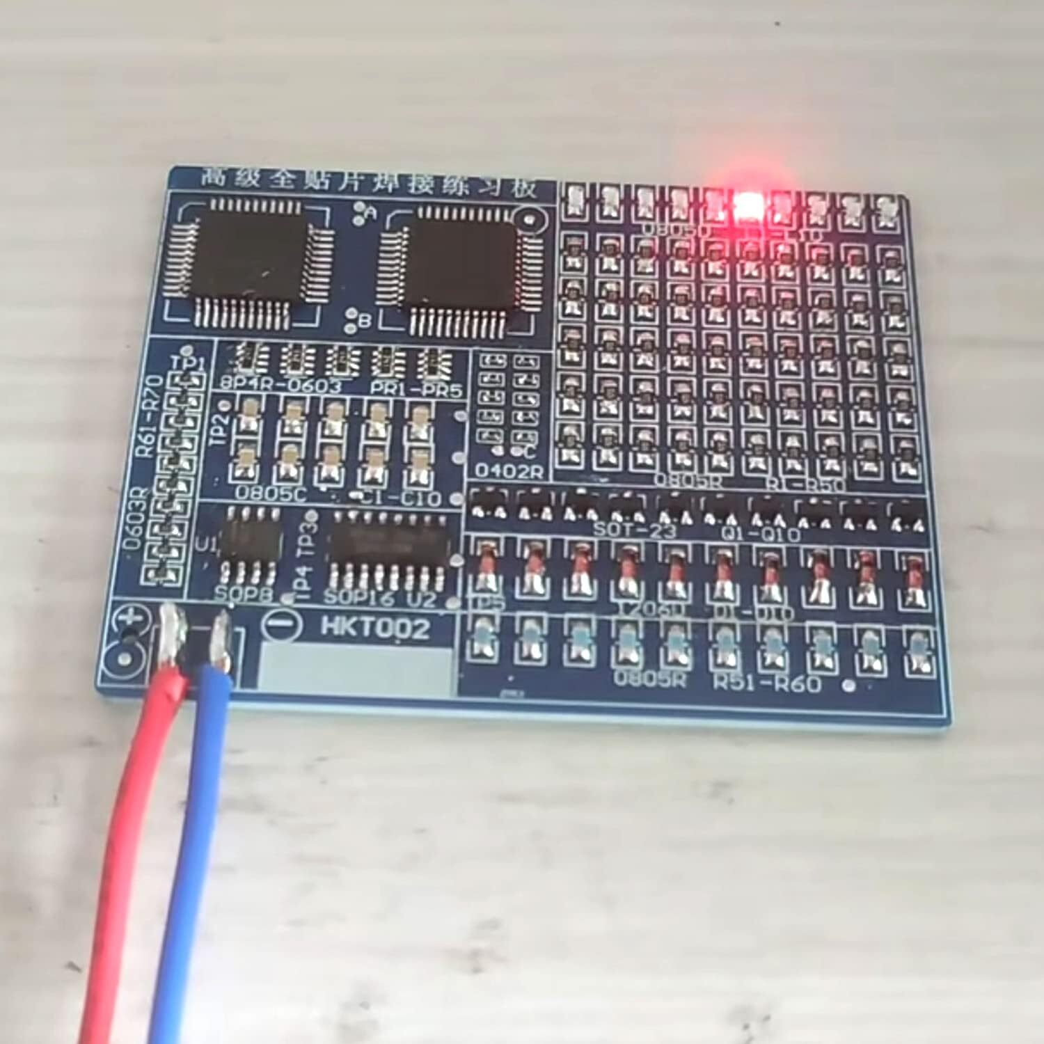 SMD/SMT Components Soldering Practice Board Electronic Project Kits DIY