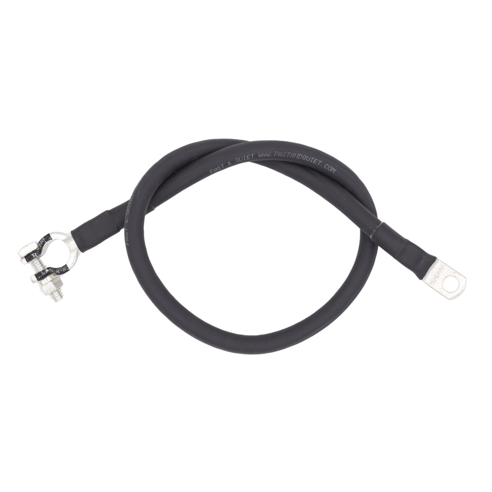 2 AWG Gauge Custom Battery Cable Black Negative Terminal Car Power Wire Inverter