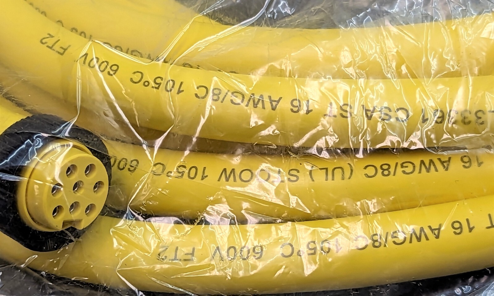 20 ft. 16AWG/8 ST00W 105˚ C 600V Mini-Change B-Size Cord Set (UL) [Z5FL]