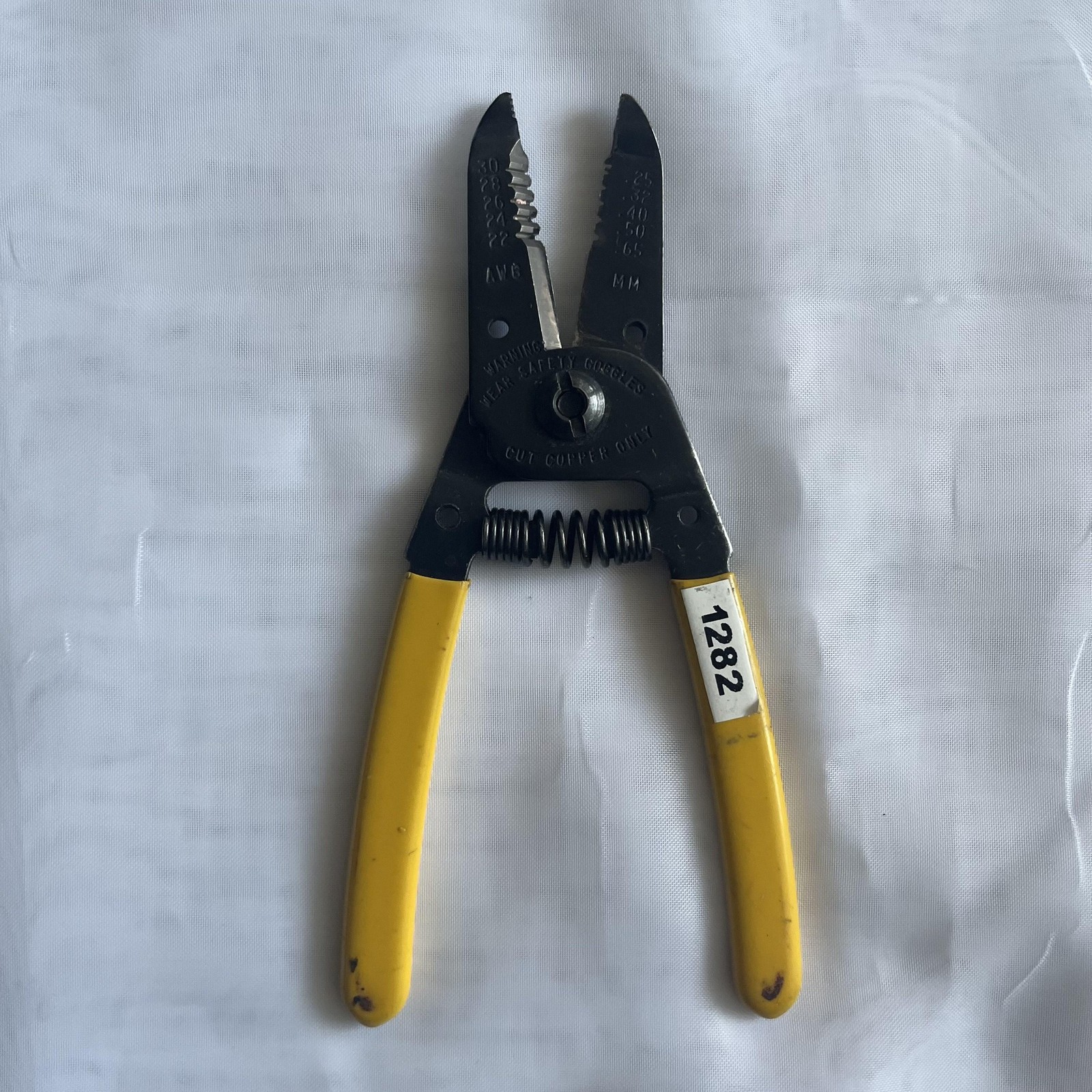 Contact East C125 Wire Stripper Cutter Tool Yellow Handle USA AWG MM Multi Size
