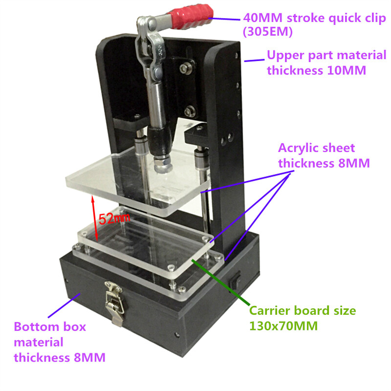 Test Rack PCB Universal Embryo Frame Rack Circuit Board Fixture Testing Jig