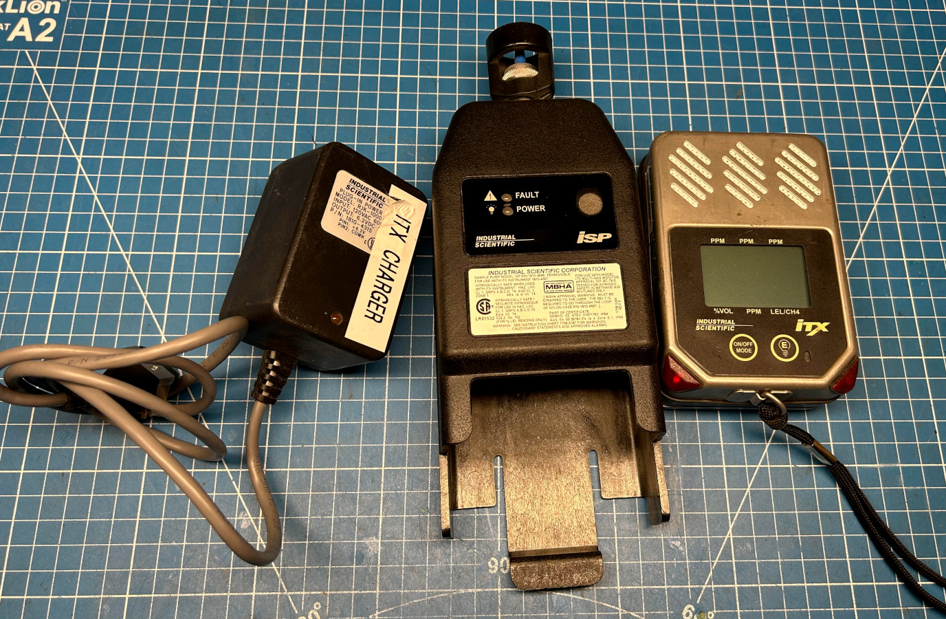 Industrial Scientific Corporation ITX Gas Monitor with ISP Pump, Charger