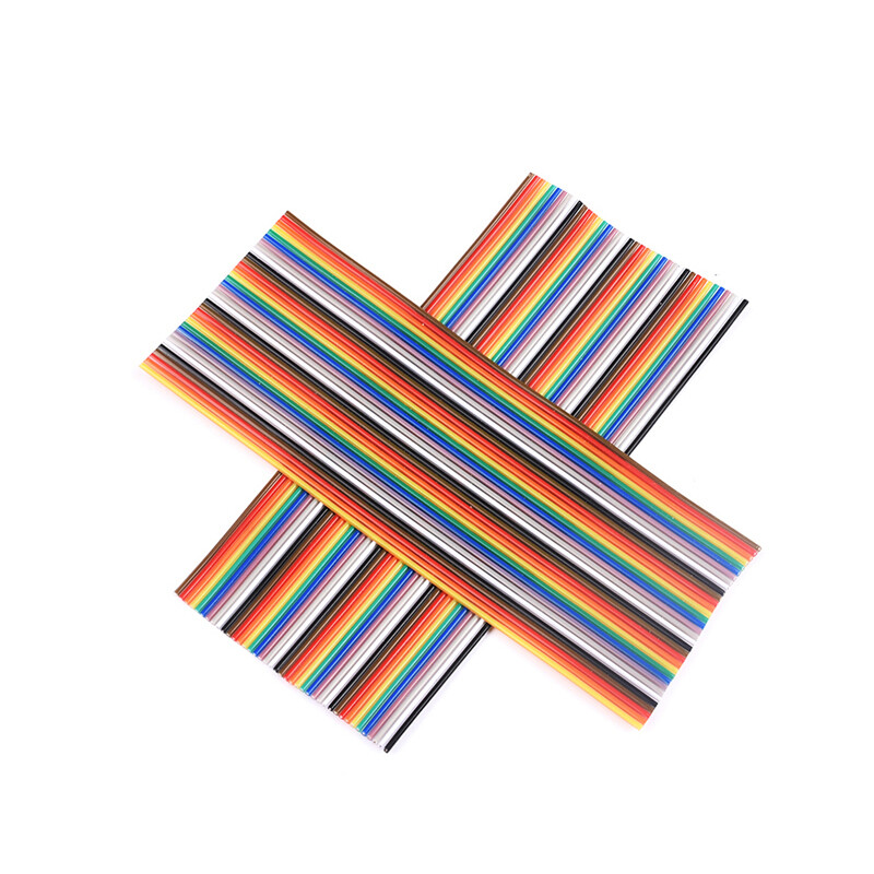 10 ,14 ,16 ,20 ,26, 34 ,40 Way Multi Coloured Flat Ribbon Cable Wire 28AWG