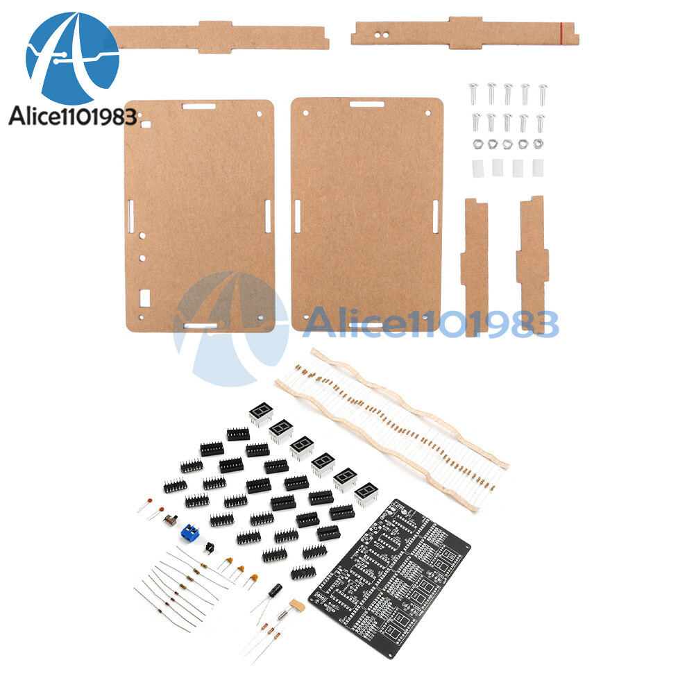 Digital Clock Circuit DIY Kit Electronic Clock Teaching soldering Practice Kit