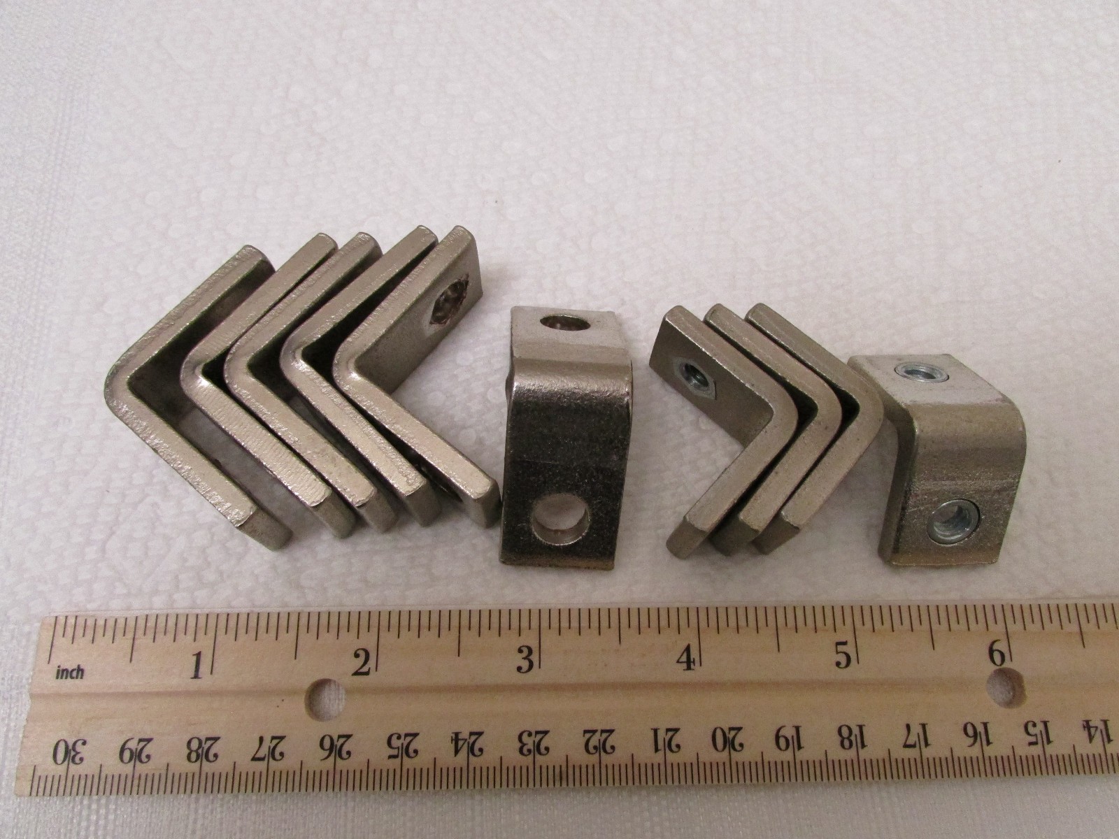 (10) Copper Bus Bar Corner Pieces 3/16ths Inch Thick for Power-Ten Power Supply