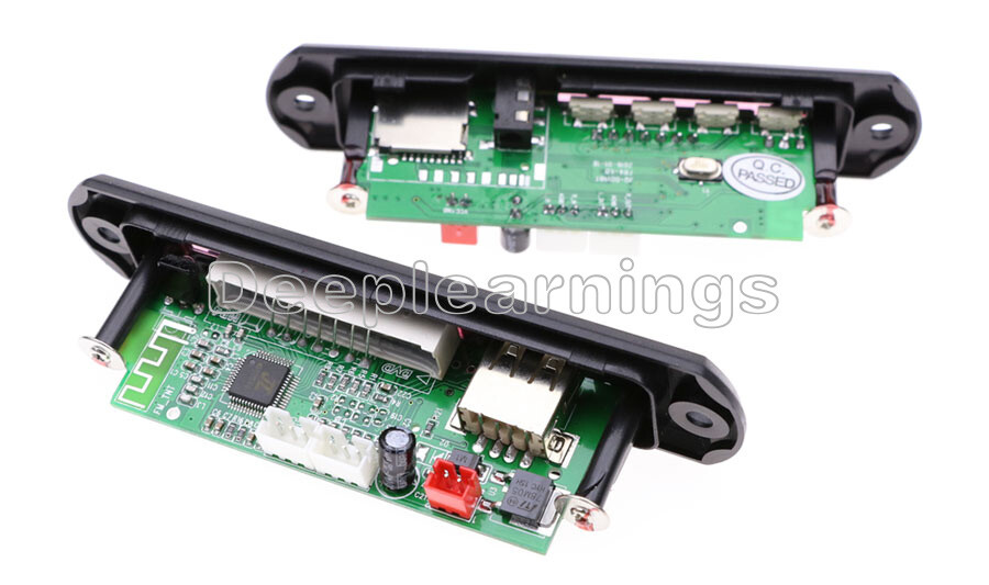 12V Wireless Bluetooth MP3 WMA Decoder Board Audio Module USB TF Radio For Car