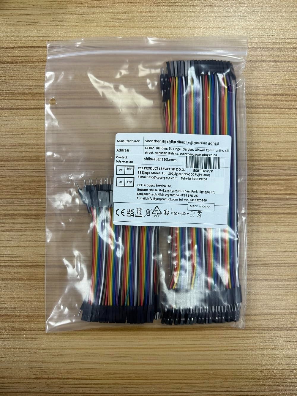 10cm+20cm 240pcs Breadboard Jumper Wires Cable Kit, Male to Female, Female to…