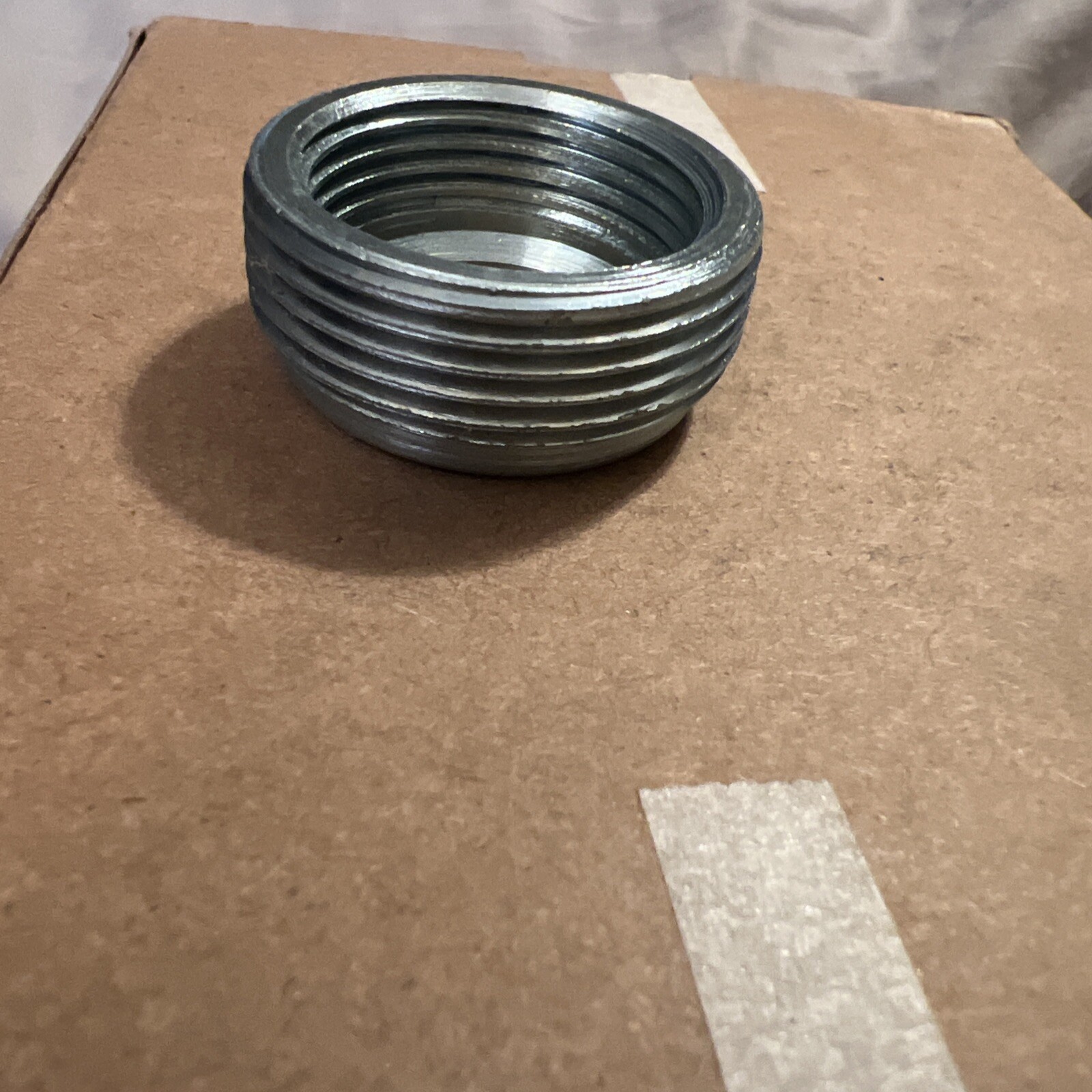 Box Of 23 Dottie Brand R357 Steel Reducing Bushings 1-1/4” x 1” Zinc Plated