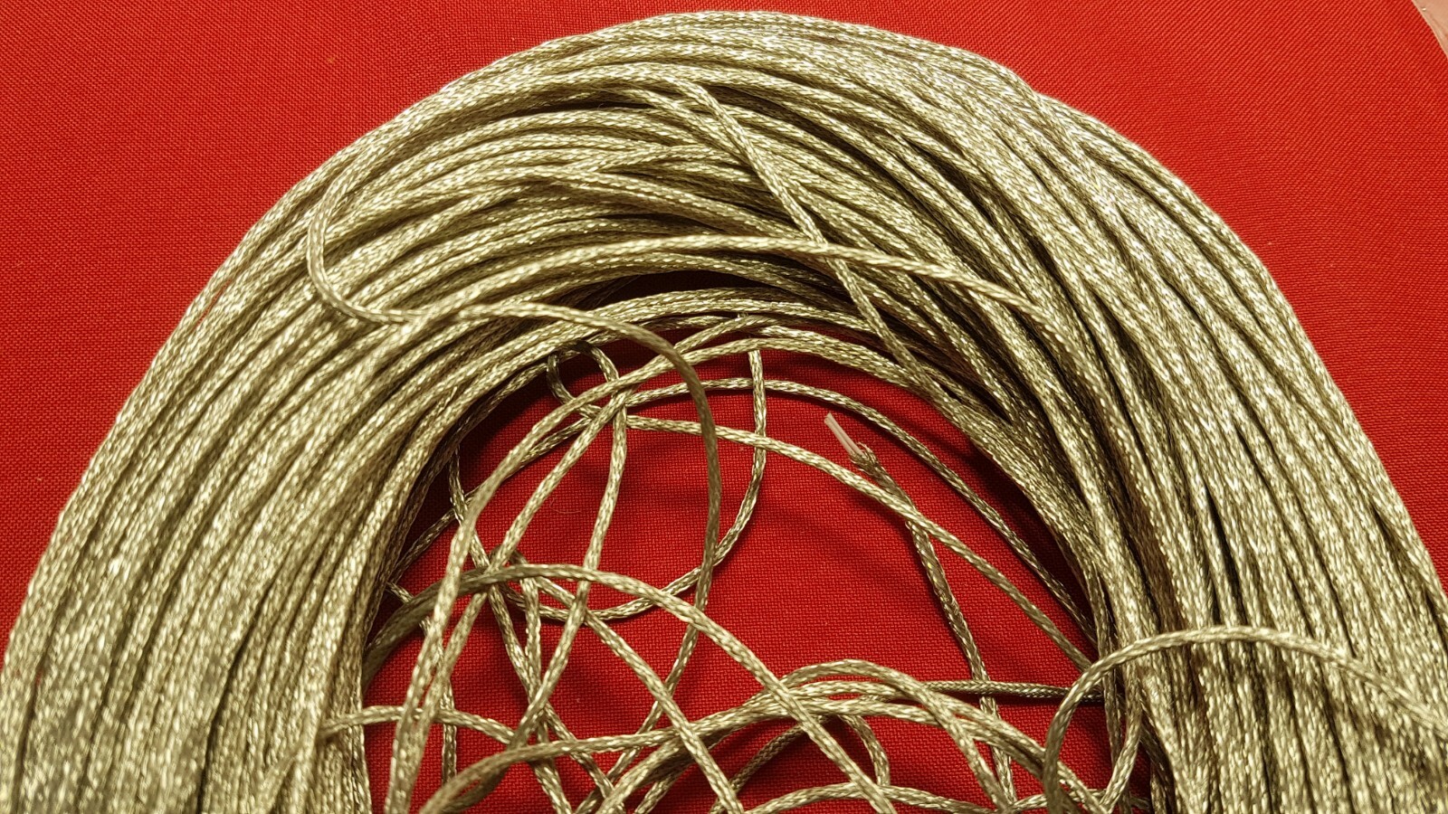 Double MGTF + Shield 2x 0.07mm2 29AWG MIL WIRE high purity OCC USSR 10m 32ft