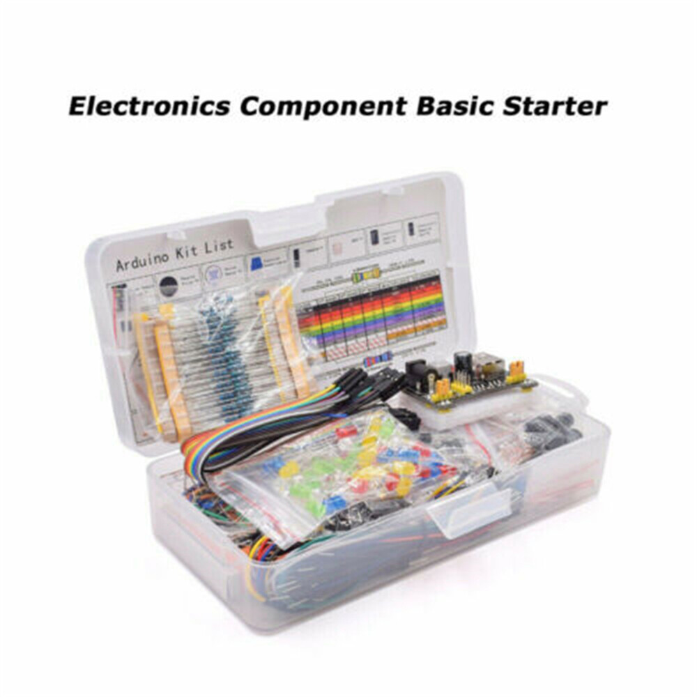 Electronic Components Kit Breadboard Cable Resistor Applicable For UNO R3 B2Y9
