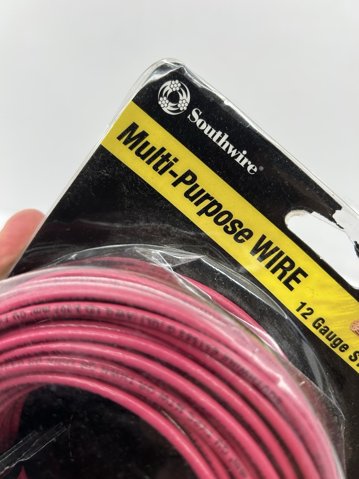 SOUTHWIRE MULTI-PURPOSE WIRE 50FT 50 FEET 14 GAUGE SOLID THHN RED