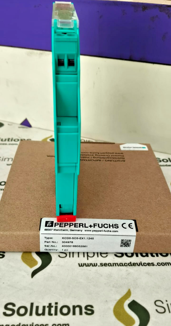 1PC- Pepperl+Fuchs KCD0-SD3-EX1.1245 1-channel Solenoid driver -New