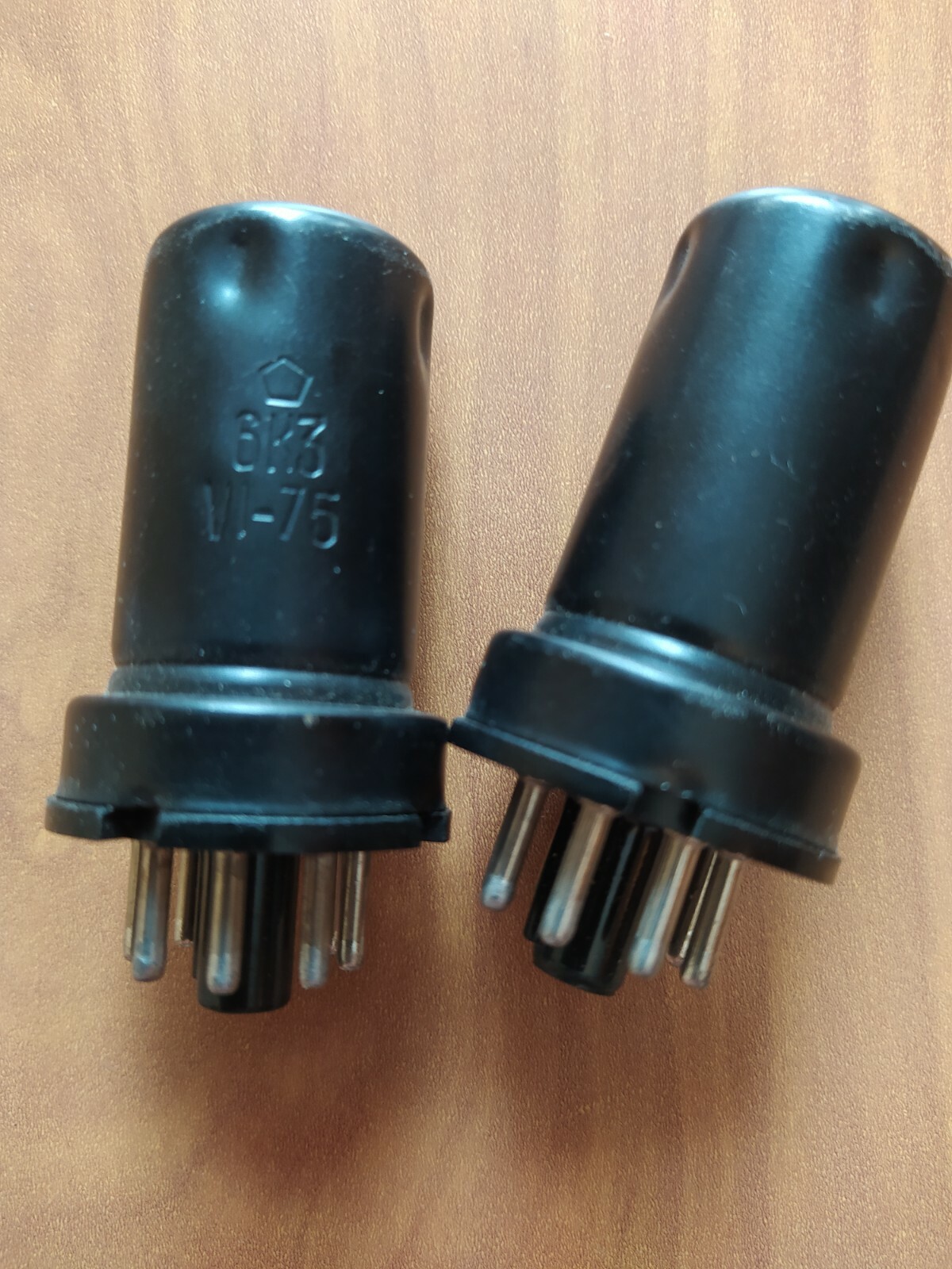 2pcs 6K3 RUSSIAN VACUUM PENTODE TUBE NOS = 6SK7 = 6K17B USSR 1975