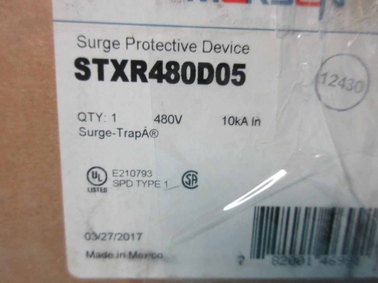 NEW MERSEN STXR480D05 SURGE PROTECTIVE DEVICE 480V 10KA IN PROTECTION NEW IN BOX