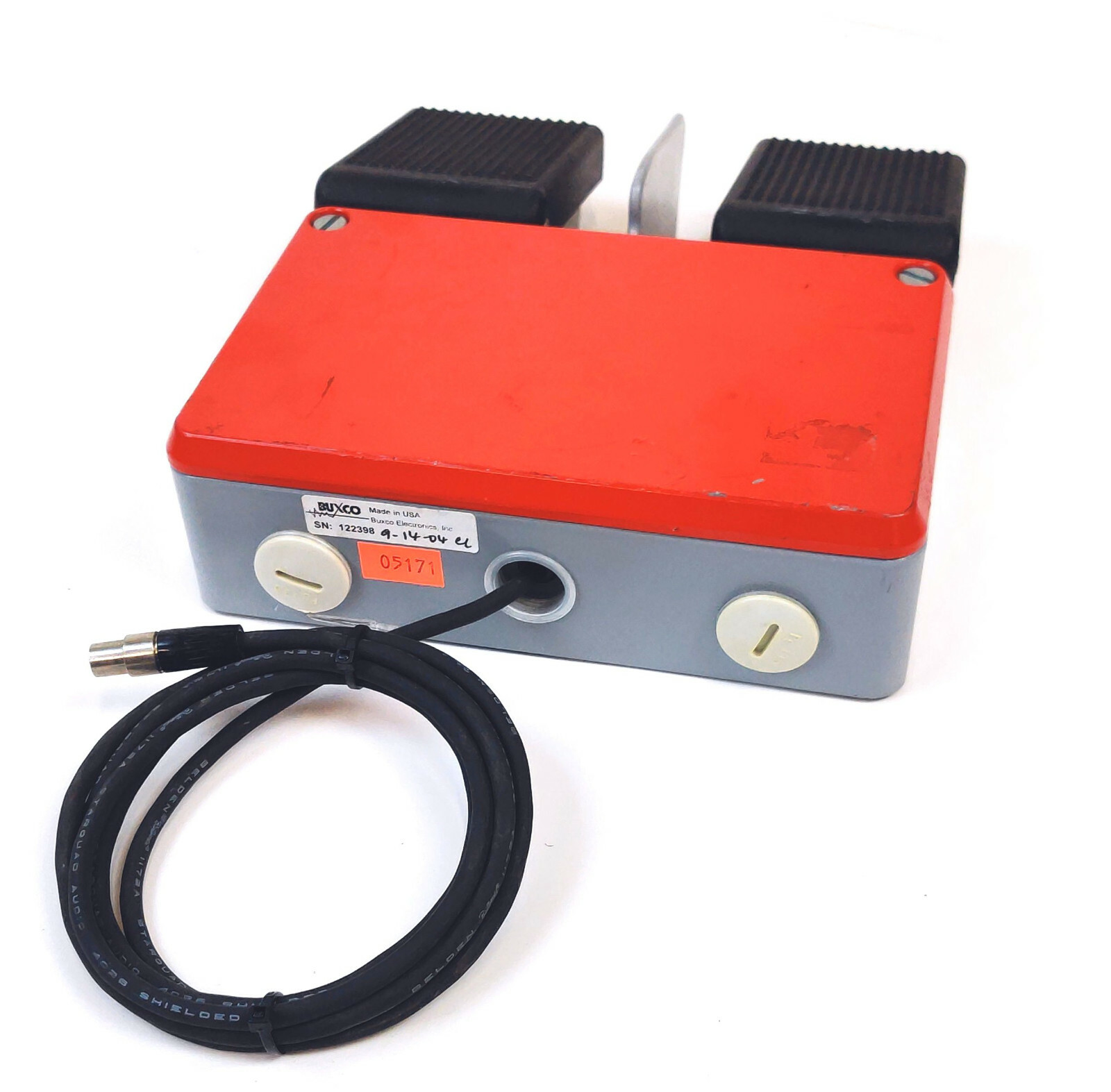 Altech FS2 U1/U1 51.201R Heavy duty Two Pedal Foot Switch w/ Aluminum Cover