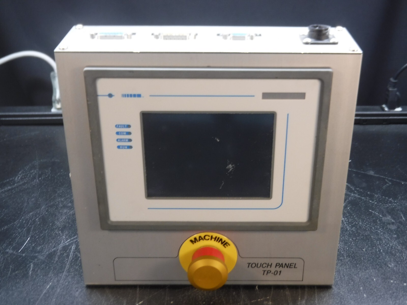 Exor TP-01 Touch Screen Panel Mounted In Custom Case With “Stop” Control/Button