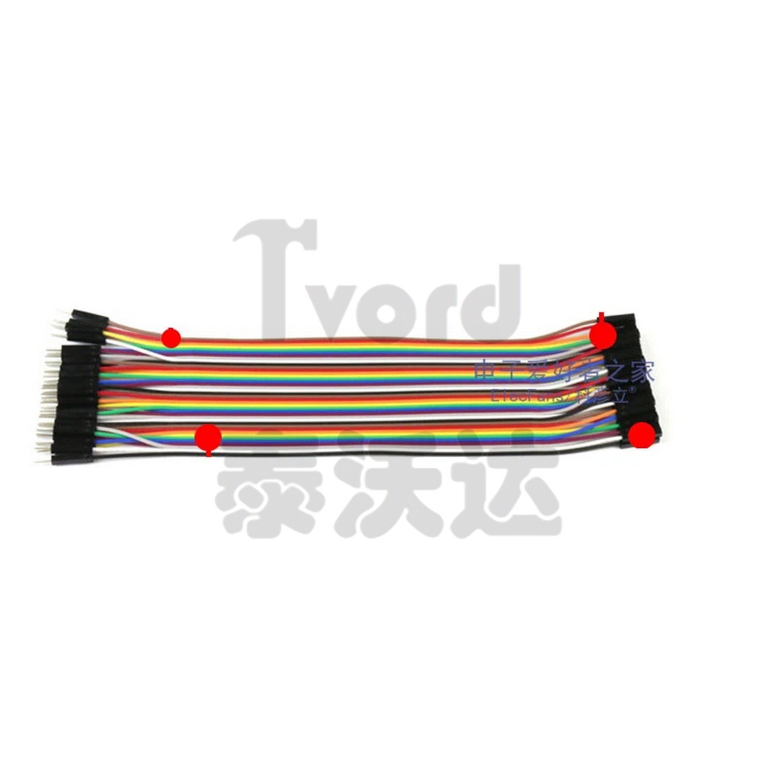 40 Dupont Jump Wire M-F M-M F-F Jumper Breadboard Cable Lead Length 10CM to 40CM