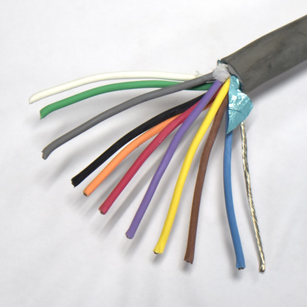 10′ Alpha Wire 45370 Xtra-Guard 4 Foil TPE Shielded 10-Conductor 16AWG Wire