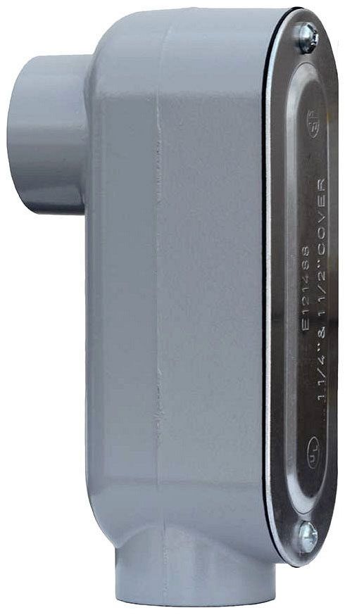 Dottie LB400CG, 4″ Lb Threaded Conduit Body W/ Cover & Gasket, 1pc