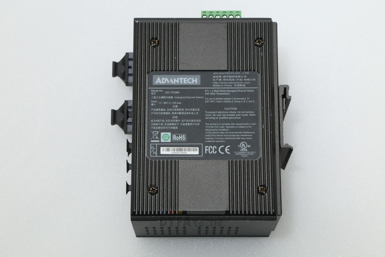 ADVANTECH used EKI-7559MI Industrial Ethernet Switch ELEC-I-3251=9N35