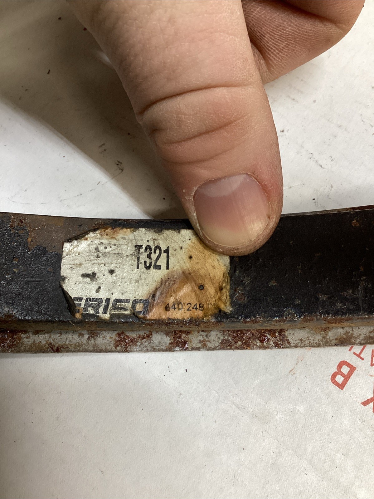 ERICO Cadweld T321 Curved Rasp ED4U 3295
