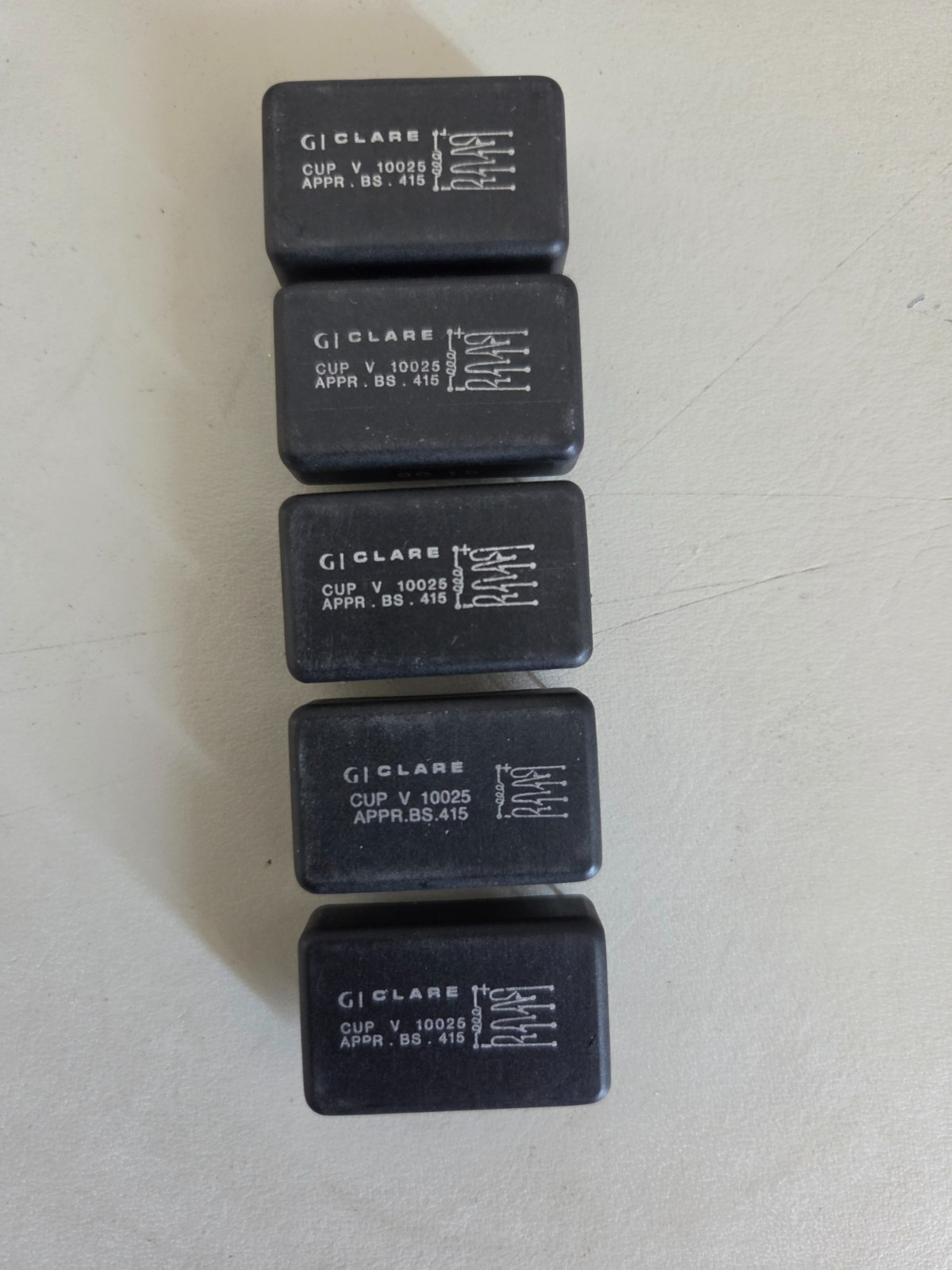 Lot of 5 GI CLARE CUPV10025 Reed Relays 5VDC 110Ohm 0.75A SPST-NO