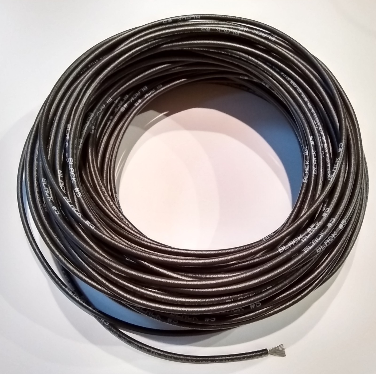 Allied 18 AWG gauge Stranded Tinned Copper Wire, MTW, Hook-up, PVC,Black