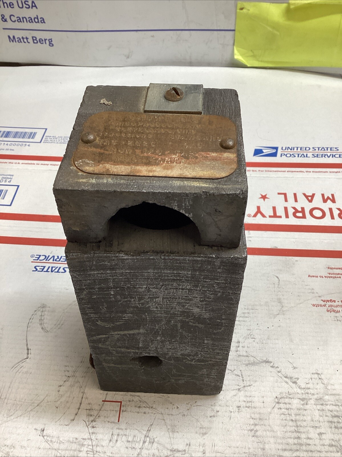 ERICO CADWELD TAC-2Q2C MOLD T 4/0 RUN & TAP 1/0 #90 CART ED4U 3295