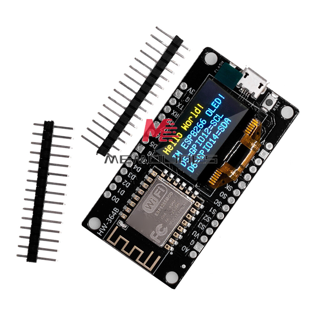 1-10Piece 0.96″ ESP-12F Nodemcu ESP8266 WIFI Development Board Type-C/Micro USB