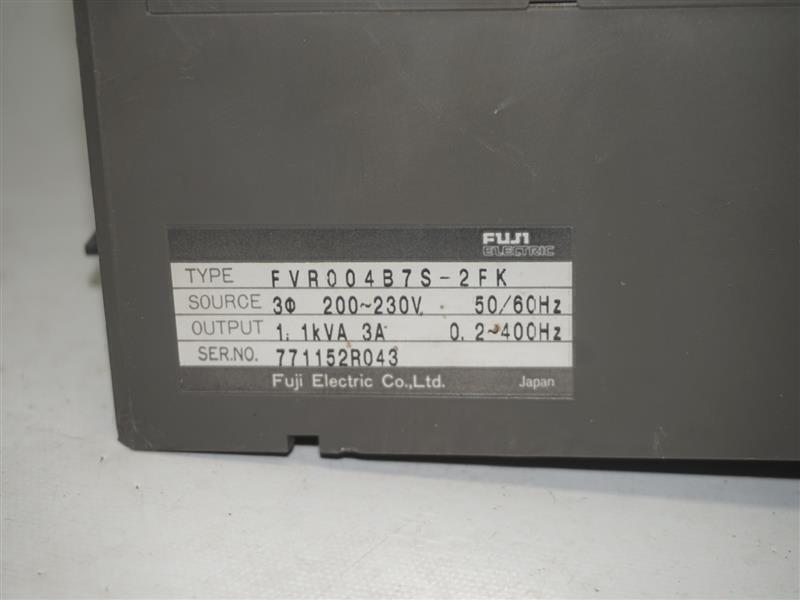 Fuji Electric FVR004B7S-2FK FVR004B7S2FK Servo Drive Controller 30Days Warranty