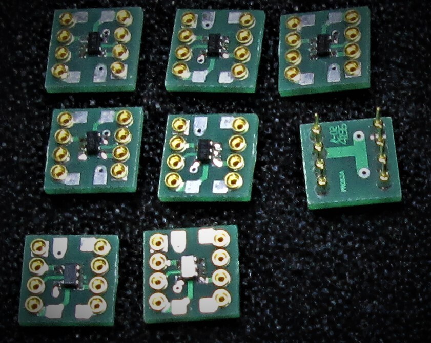 2PCS NEW TI OPA237NA SOT23-5 mounted on 8 pin PDIP for prototypes and evaluation
