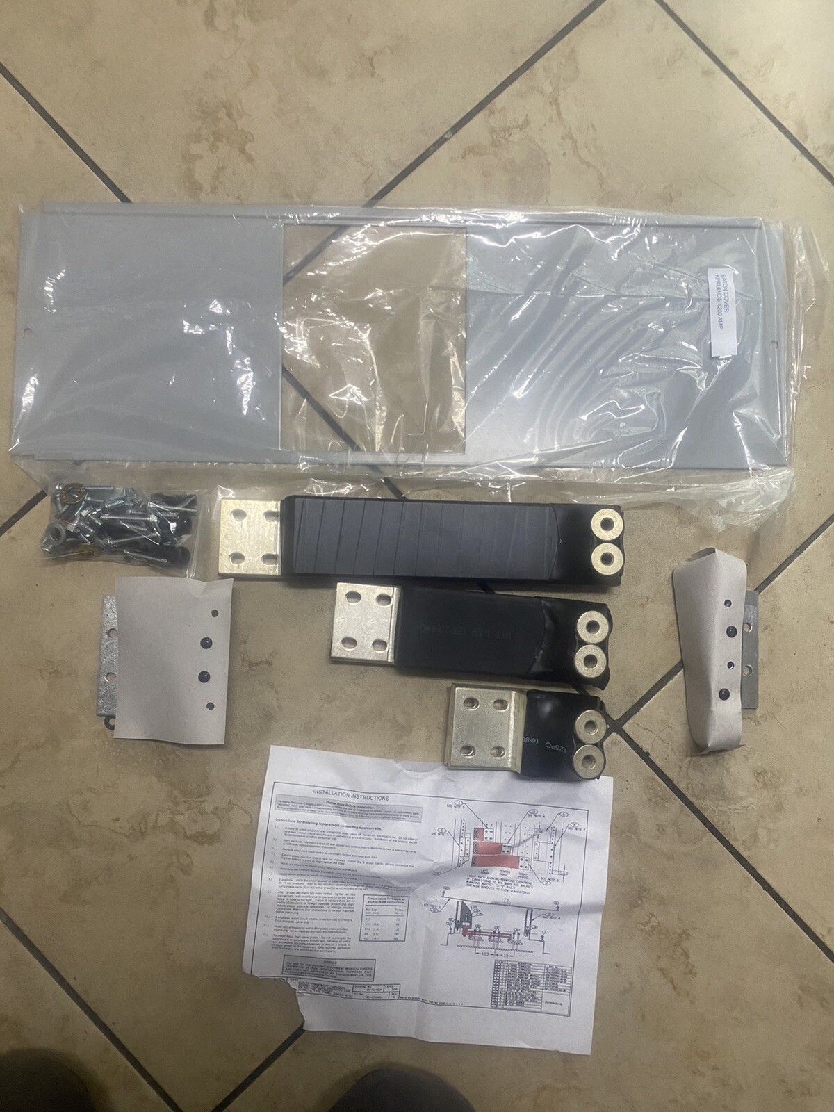 EATON CUTLER HAMMER W.H KPRL4ND MOUNTING HARDWARE KIT 800/1200 ND Or PDG FRAME.